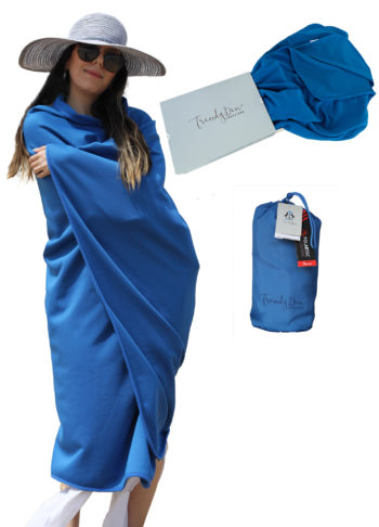 Trendy Den Comforts - Portable Blanket - Classic Blue - Medium - 155 X 120 cm